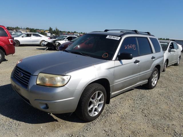 JF1SG63657H725859 - 2007 SUBARU FORESTER 2.5X  photo 2