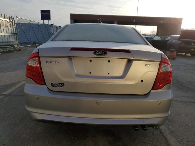 3FAHP0HA2CR146003 - 2012 FORD FUSION SE SILVER photo 6