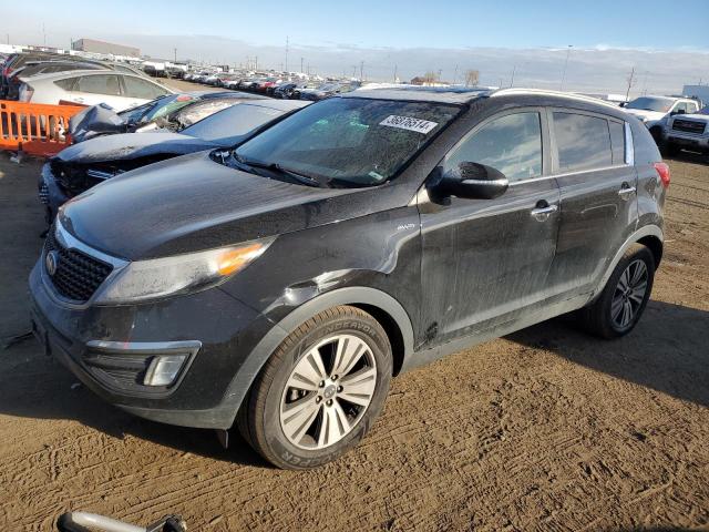 KNDPCCAC7F7793975 - 2015 KIA SPORTAGE EX BLACK photo 1