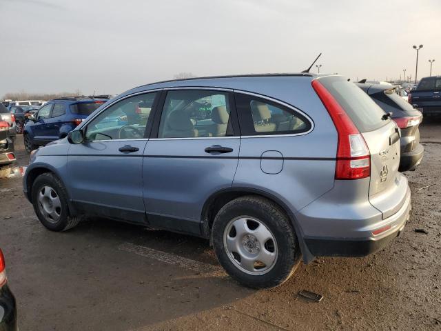 5J6RE4H32BL035505 - 2011 HONDA CR-V LX BLUE photo 2