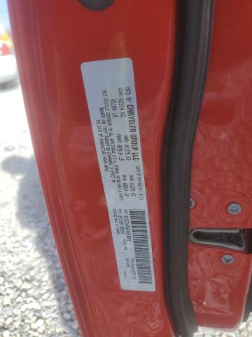 2C3CDXBG6EH363866 - 2014 DODGE CHARGER SE RED photo 13
