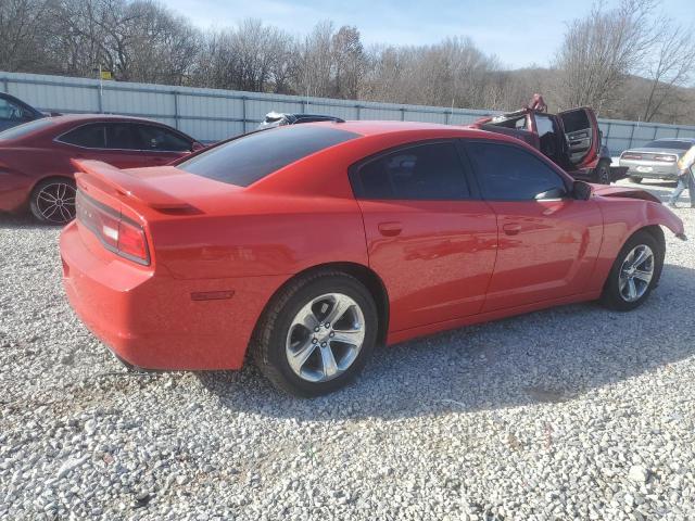 2C3CDXBG6EH363866 - 2014 DODGE CHARGER SE RED photo 3