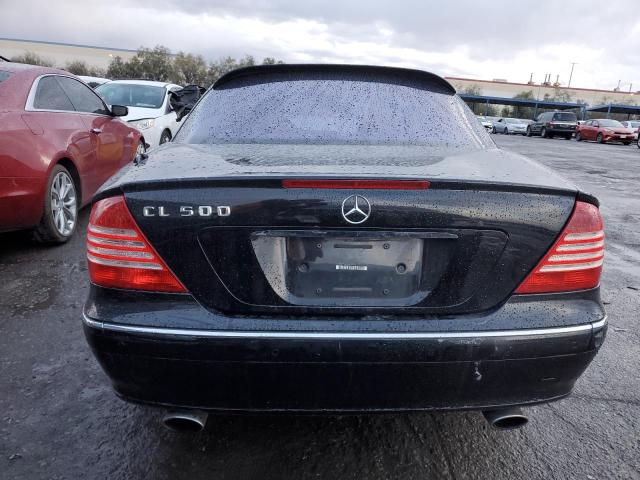 WDBPJ75J23A032872 - 2003 MERCEDES-BENZ CL 500 BLACK photo 6