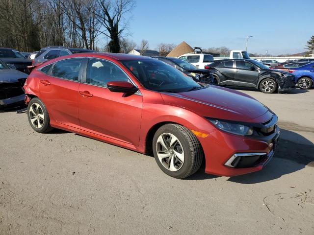 2HGFC2F61KH508521 - 2019 HONDA CIVIC LX RED photo 4