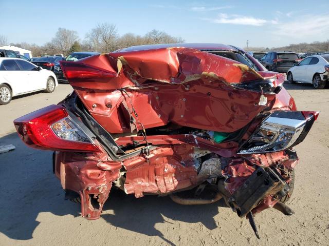 2HGFC2F61KH508521 - 2019 HONDA CIVIC LX RED photo 6