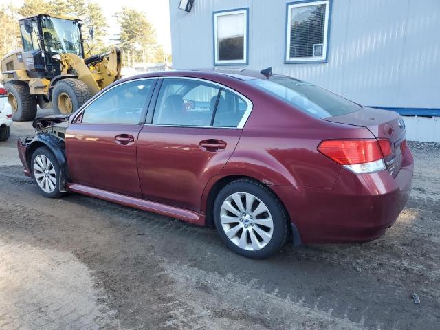 4S3BMBK69B3257377 - 2011 SUBARU LEGACY 2.5I LIMITED RED photo 2