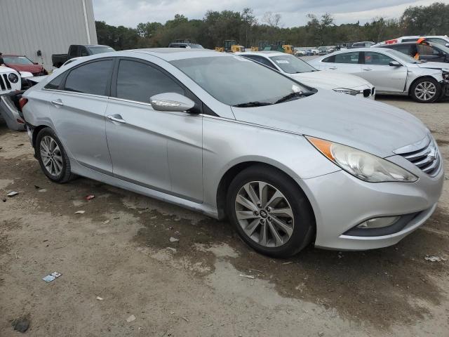 5NPEC4AB8EH913720 - 2014 HYUNDAI SONATA SE SILVER photo 4