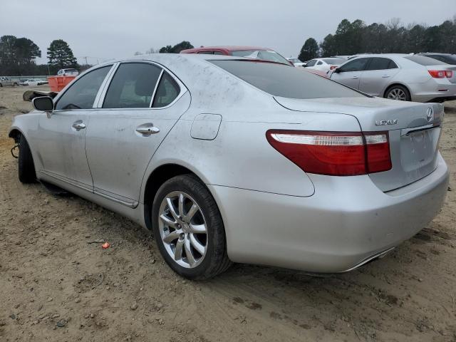 JTHBL46F285079767 - 2008 LEXUS LS 460 SILVER photo 2