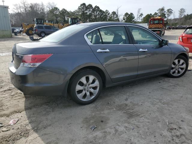 1HGCP36898A080168 - 2008 HONDA ACCORD EXL GRAY photo 3