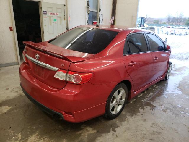 2T1BU4EE7BC579697 - 2011 TOYOTA COROLLA BASE 红色 照片 3
