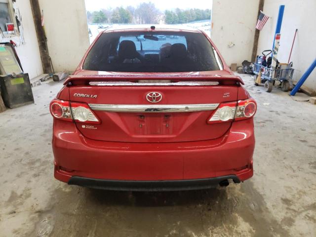 2T1BU4EE7BC579697 - 2011 TOYOTA COROLLA BASE 红色 照片 6