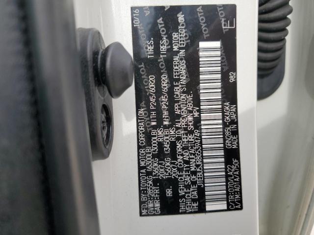 JTEBU5JR8G5394749 - 2016 TOYOTA 4RUNNER SR5/SR5 PREMIUM 白色 照片 12