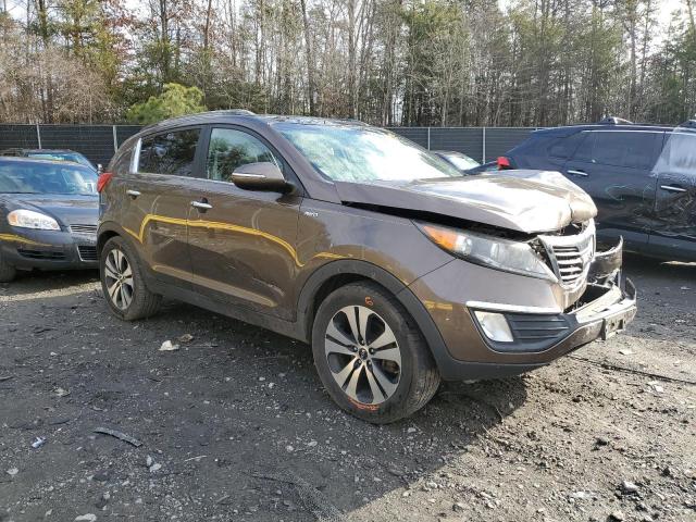 KNDPCCA28B7163383 - 2011 KIA SPORTAGE EX BROWN photo 4