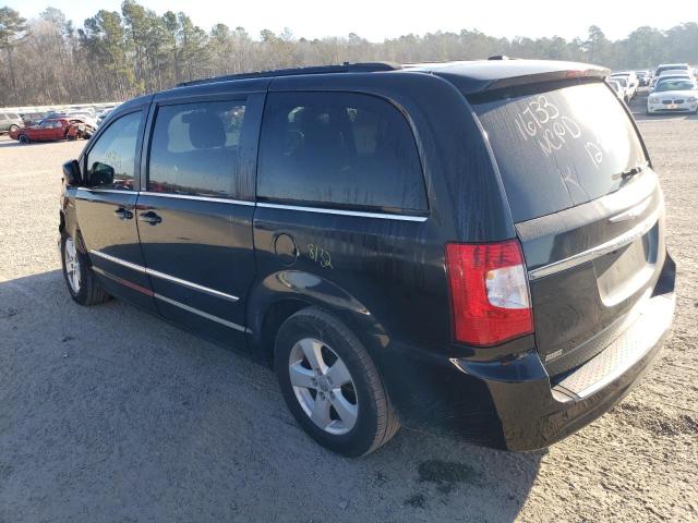 2C4RC1BGXDR706810 - 2013 CHRYSLER TOWN & COU TOURING შავი ფოტო 2