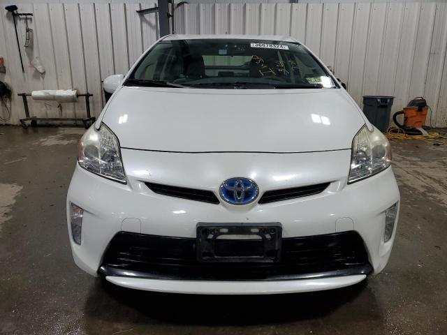 JTDKN3DU1D5693923 - 2013 TOYOTA PRIUS WHITE photo 5