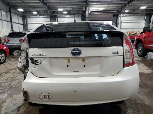 JTDKN3DU1D5693923 - 2013 TOYOTA PRIUS WHITE photo 6