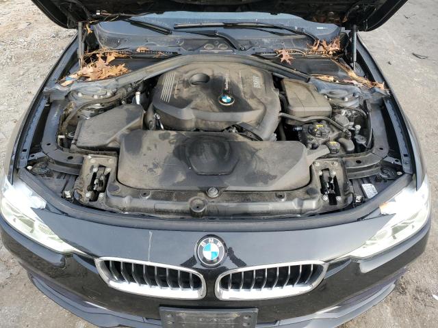 WBA8D9C58JA616394 - 2018 BMW 330 XI BLACK photo 11