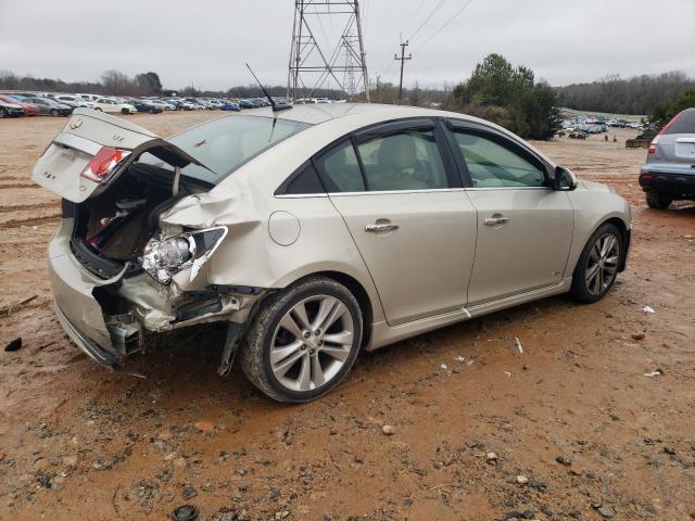 1G1PG5SB7D7142213 - 2013 CHEVROLET CRUZE LTZ GOLD photo 3