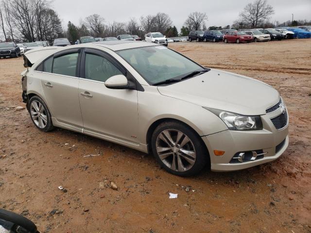 1G1PG5SB7D7142213 - 2013 CHEVROLET CRUZE LTZ GOLD photo 4