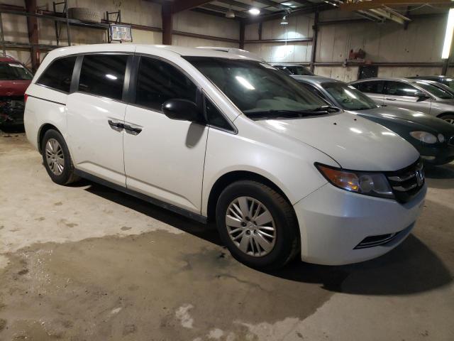 5FNRL5H21EB104152 - 2014 HONDA ODYSSEY LX WHITE photo 4