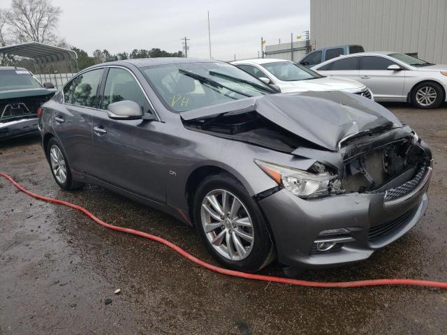 JN1CV7AP4GM203126 - 2016 INFINITI Q50 BASE GRAY photo 4