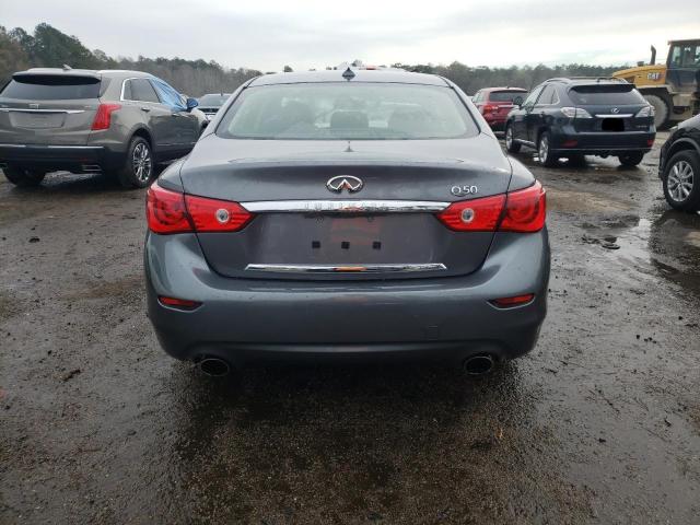 JN1CV7AP4GM203126 - 2016 INFINITI Q50 BASE GRAY photo 6