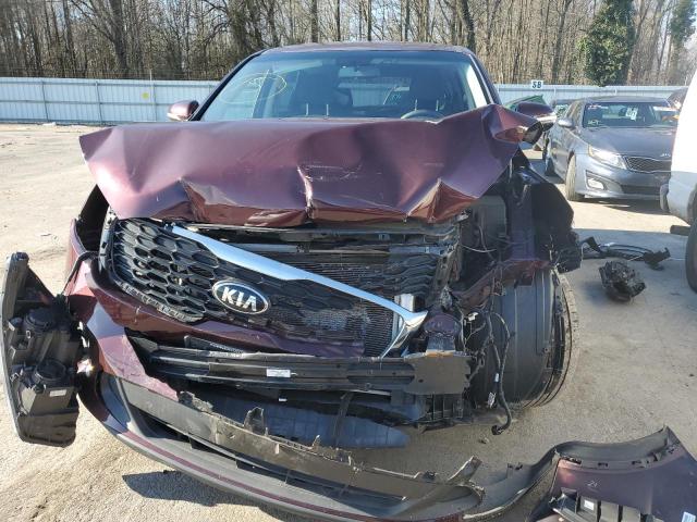 5XYPG4A59LG673668 - 2020 KIA SORENTO S BURGUNDY photo 5