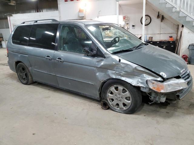 2HKRL18992H506181 - 2002 HONDA ODYSSEY EXL GRAY photo 4