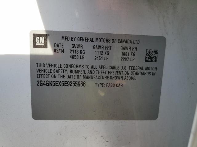 2G4GK5EX6E9255966 - 2014 BUICK REGAL 白色 照片 13