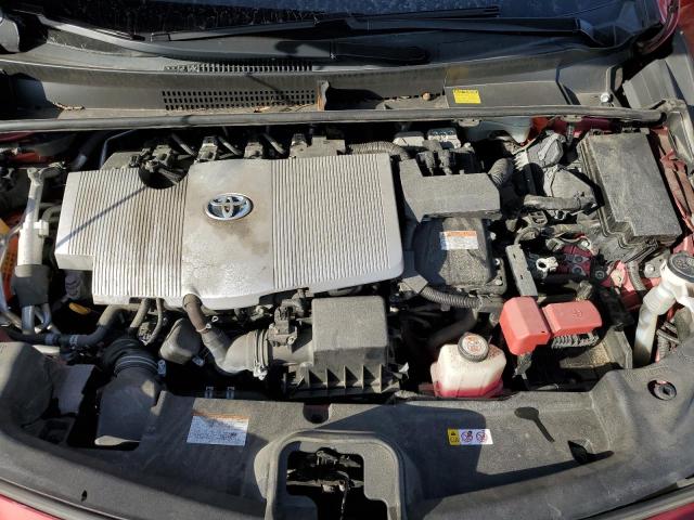 JTDKARFP7H3058129 - 2017 TOYOTA PRIUS PRIM წითელი ფოტო 11