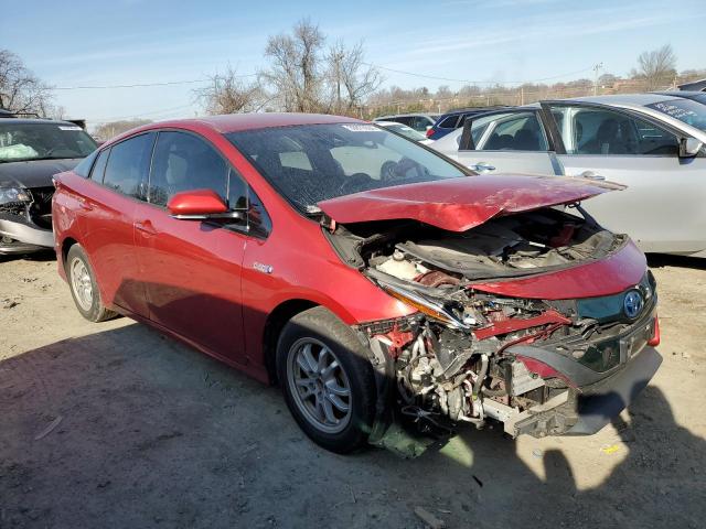 JTDKARFP7H3058129 - 2017 TOYOTA PRIUS PRIM RED photo 4