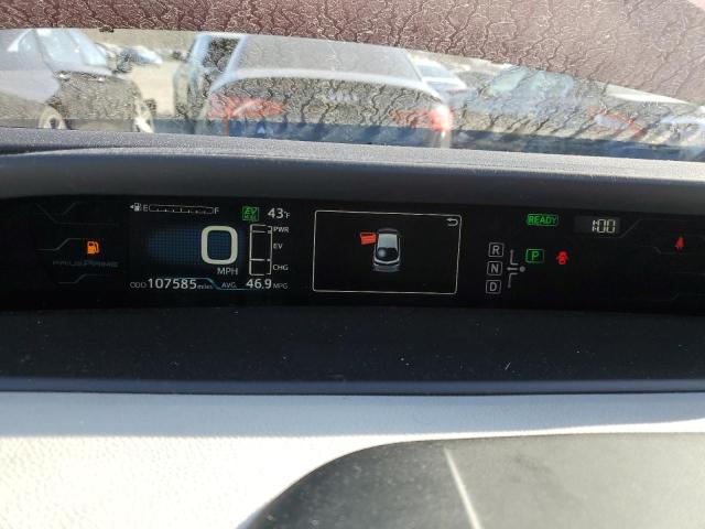 JTDKARFP7H3058129 - 2017 TOYOTA PRIUS PRIM წითელი ფოტო 9