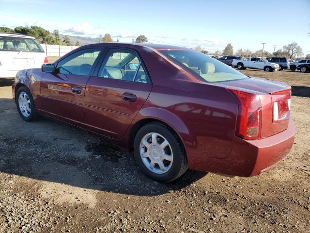 1G6DM57N730107378 - 2003 CADILLAC CTS RED photo 2