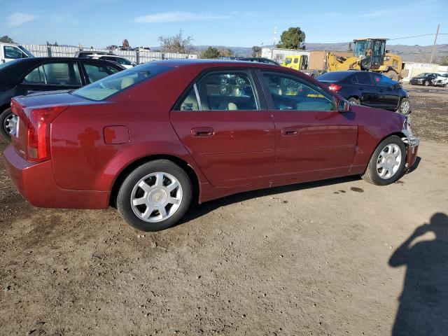 1G6DM57N730107378 - 2003 CADILLAC CTS RED photo 3