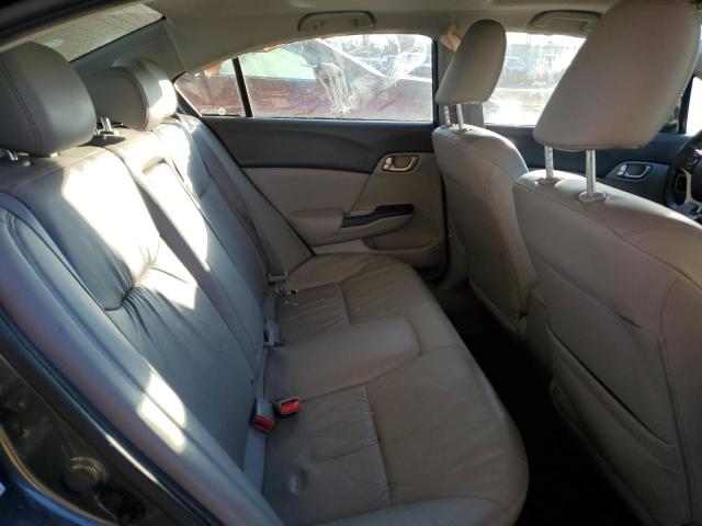 19XFB2F92CE023281 - 2012 HONDA CIVIC EXL ნაცრისფერი ფოტო 10