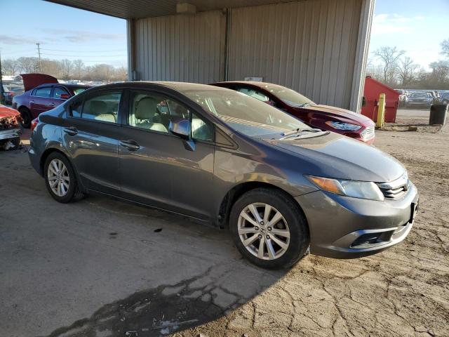 19XFB2F92CE023281 - 2012 HONDA CIVIC EXL GRAY photo 4