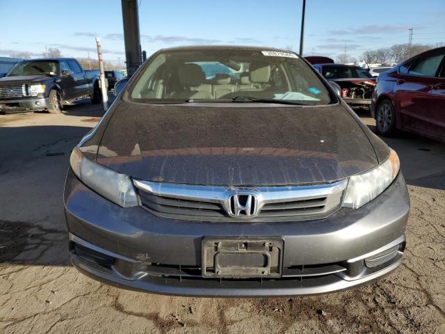 19XFB2F92CE023281 - 2012 HONDA CIVIC EXL GRAY photo 5