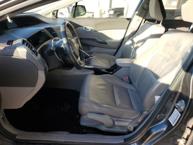19XFB2F92CE023281 - 2012 HONDA CIVIC EXL ნაცრისფერი ფოტო 7
