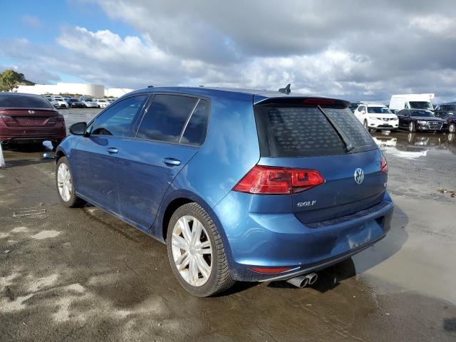 3VW217AU4HM024677 - 2017 VOLKSWAGEN GOLF S BLUE photo 2