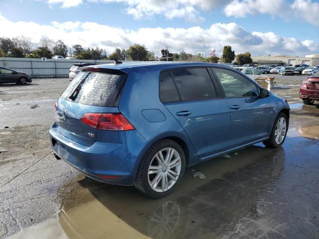 3VW217AU4HM024677 - 2017 VOLKSWAGEN GOLF S BLUE photo 3