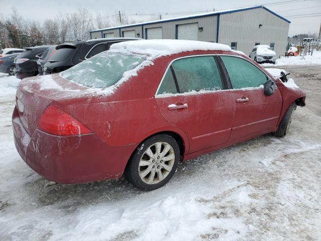 1HGCM66837A002168 - 2007 HONDA ACCORD EX BURGUNDY photo 3