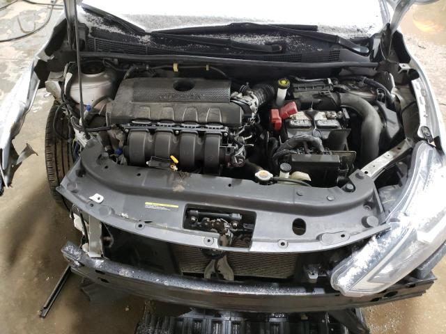 3N1AB7AP3HY274459 - 2017 NISSAN SENTRA S SILVER photo 11