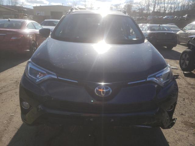 JTMDJREV2JD214781 - 2018 TOYOTA RAV4 HV LIMITED BLUE photo 5