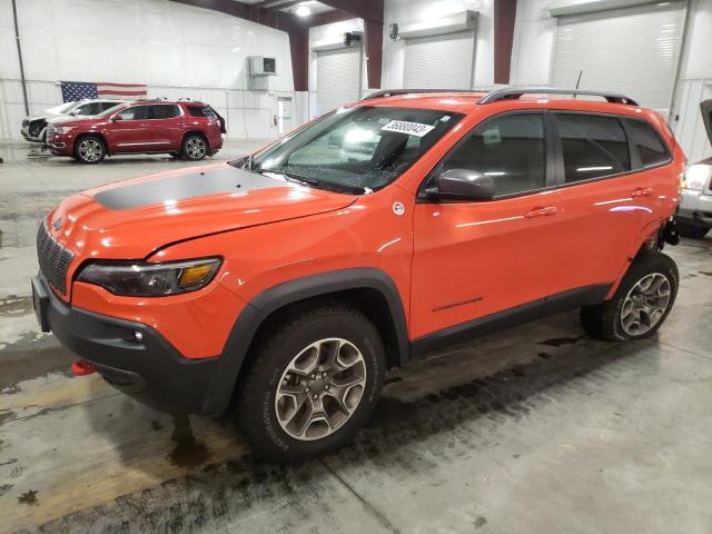 1C4PJMBX0MD230861 - 2021 JEEP CHEROKEE TRAILHAWK ORANGE photo 1