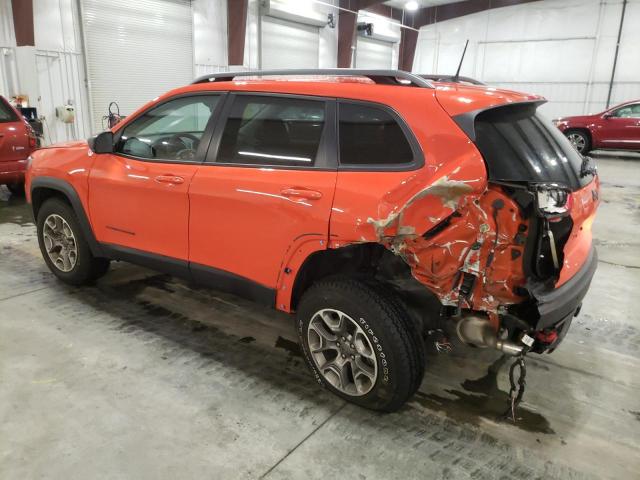 1C4PJMBX0MD230861 - 2021 JEEP CHEROKEE TRAILHAWK ORANGE photo 2