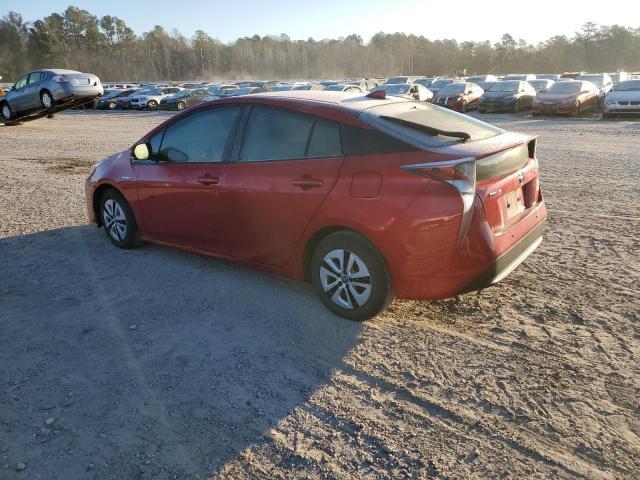 JTDKARFU3J3057958 - 2018 TOYOTA PRIUS RED photo 2