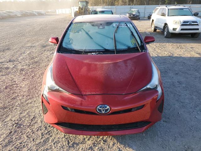 JTDKARFU3J3057958 - 2018 TOYOTA PRIUS RED photo 5