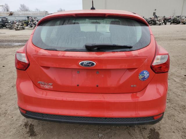 1FAHP3K28CL273145 - 2012 FORD FOCUS SE RED photo 6