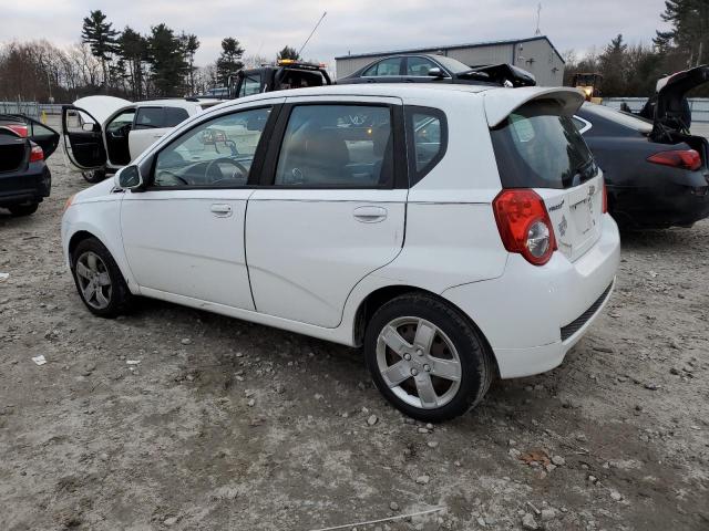 KL1TG6DE3BB167873 - 2011 CHEVROLET AVEO LT WHITE photo 2