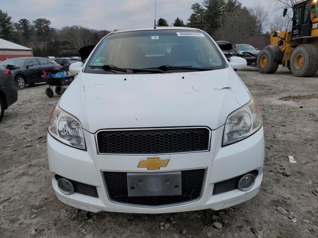 KL1TG6DE3BB167873 - 2011 CHEVROLET AVEO LT WHITE photo 5